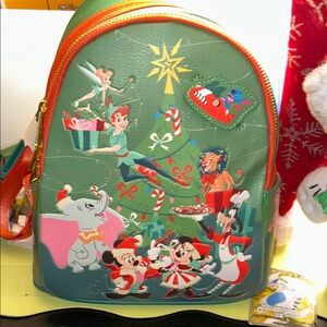 Loungefly Green Disney Character Backpack